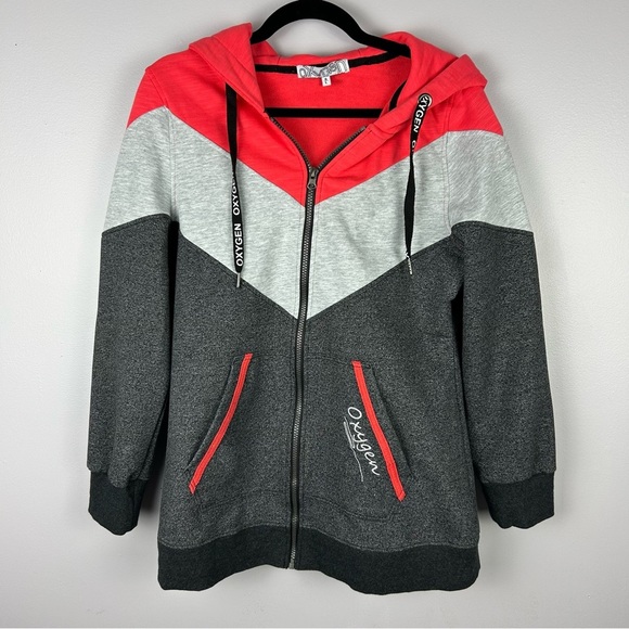 Oxygen Lightweight Full Zipped Hoodie with Pockets - Picture 1 of 9